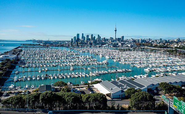 Westhaven Marina in Auckland