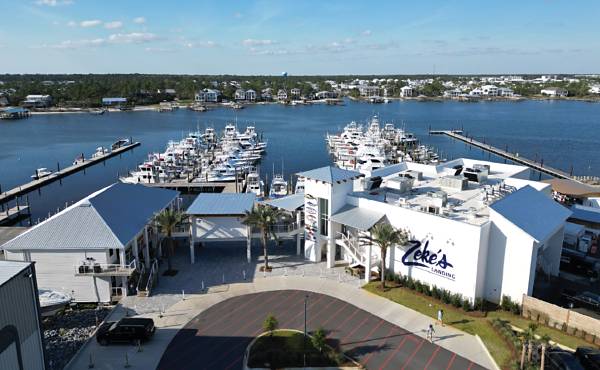Completely restored in a surprisingly short time frame, Zekes Landing has been future-proofed. The reconstruction also reinforced the marina teams commitment to expanding the facility.