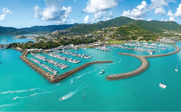 Coral Sea Marina hosts 80% of the on-water tourism experiences in the Whitsundays.