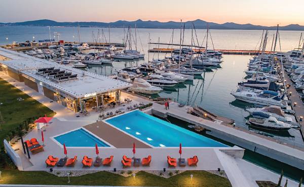 D-Marin Borik is a top-of-the-line boutique marina offering 177 berths in the ancient Croatian city of Zadar