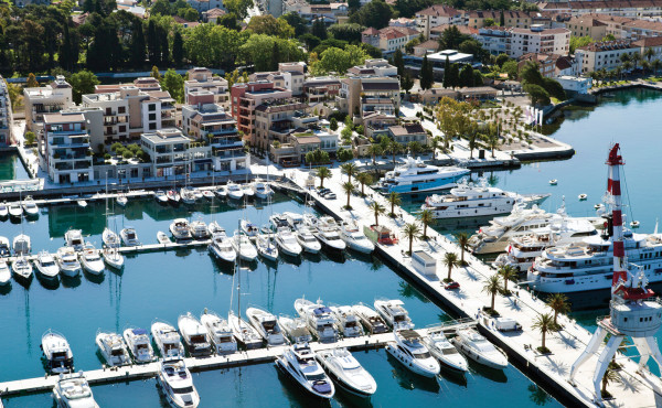 Porto Montenegro was designed to meet the needs of different vessel sizes including superyachts.