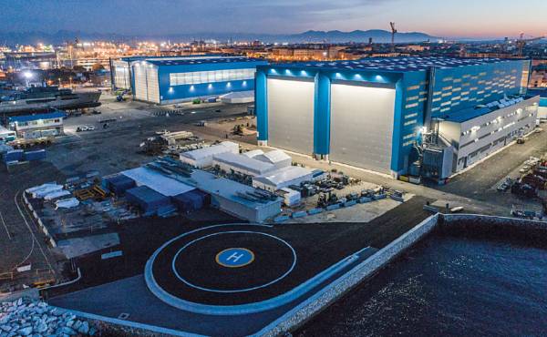 The Benetti yard in Livorno is one of three sites that ensure the company leads the way in the Italian superyacht sector.
