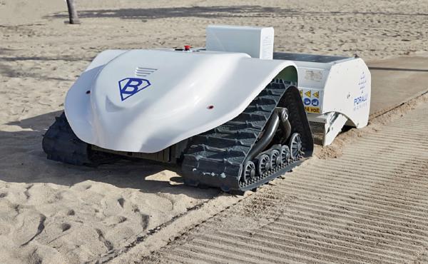 The BeBot beach cleaning robot