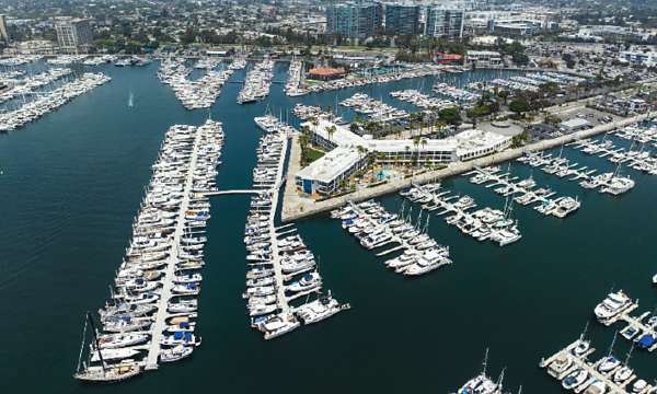 Marina del Rey Marina in Marina del Rey, California anchors the largest manmade small craft harbour in North America. Surrounded by a wealth of amenities, this Suntex marina offers a wide range of slip sizes.