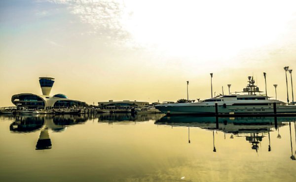 Yas Marina, one of two full-service marinas in Abu Dhabi.