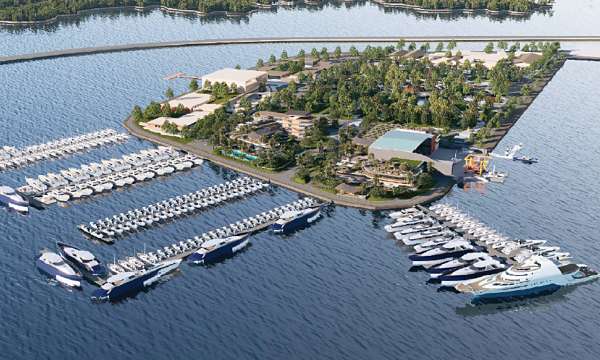 Ground breaks on first international standard marina